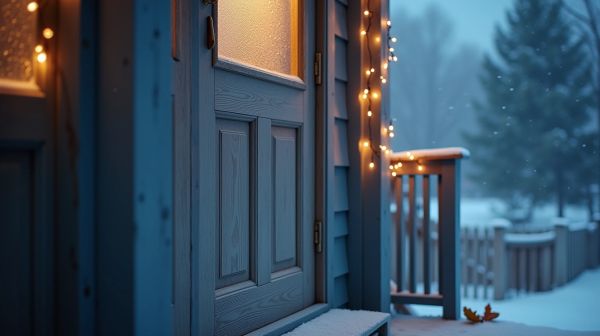 Comment isoler une porte d'entrée contre le froid et le bruit ?